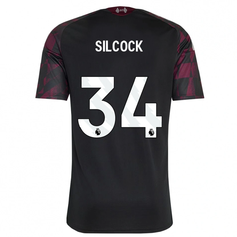 Danxen Donna Maglia Hannah Silcock #34 Bianco Nero Viola Kit Gara Third 2026/27 Maglietta