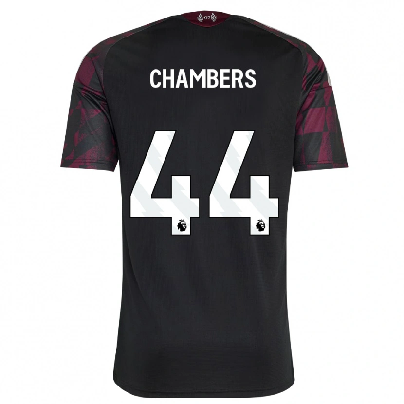 Danxen Donna Maglia Luke Chambers #44 Bianco Nero Viola Kit Gara Third 2026/27 Maglietta