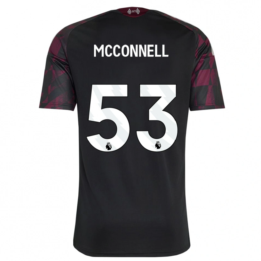 Danxen Donna Maglia James Mcconnell #53 Bianco Nero Viola Kit Gara Third 2026/27 Maglietta