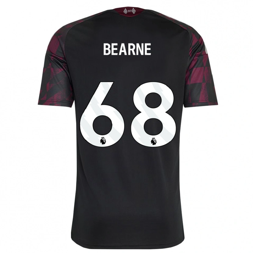 Danxen Donna Maglia Jack Bearne #68 Bianco Nero Viola Kit Gara Third 2026/27 Maglietta