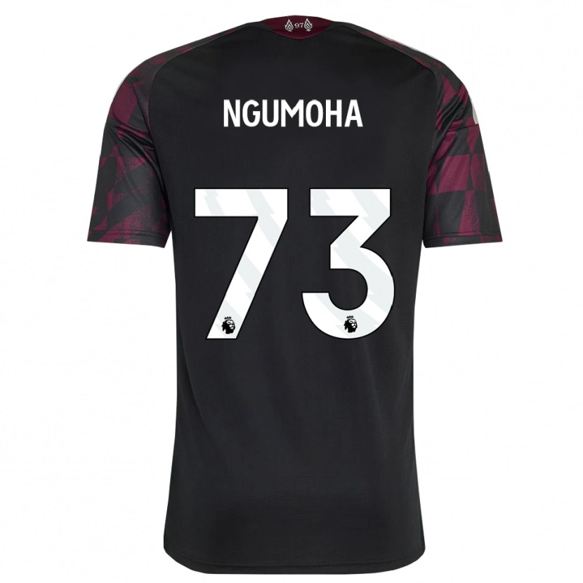 Danxen Donna Maglia Rio Ngumoha #73 Bianco Nero Viola Kit Gara Third 2026/27 Maglietta
