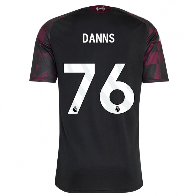 Danxen Donna Maglia Jayden Danns #76 Bianco Nero Viola Kit Gara Third 2026/27 Maglietta