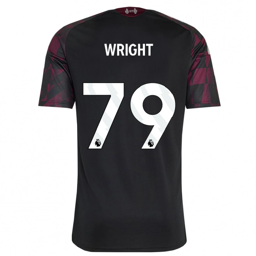 Danxen Donna Maglia Will Wright #79 Bianco Nero Viola Kit Gara Third 2026/27 Maglietta