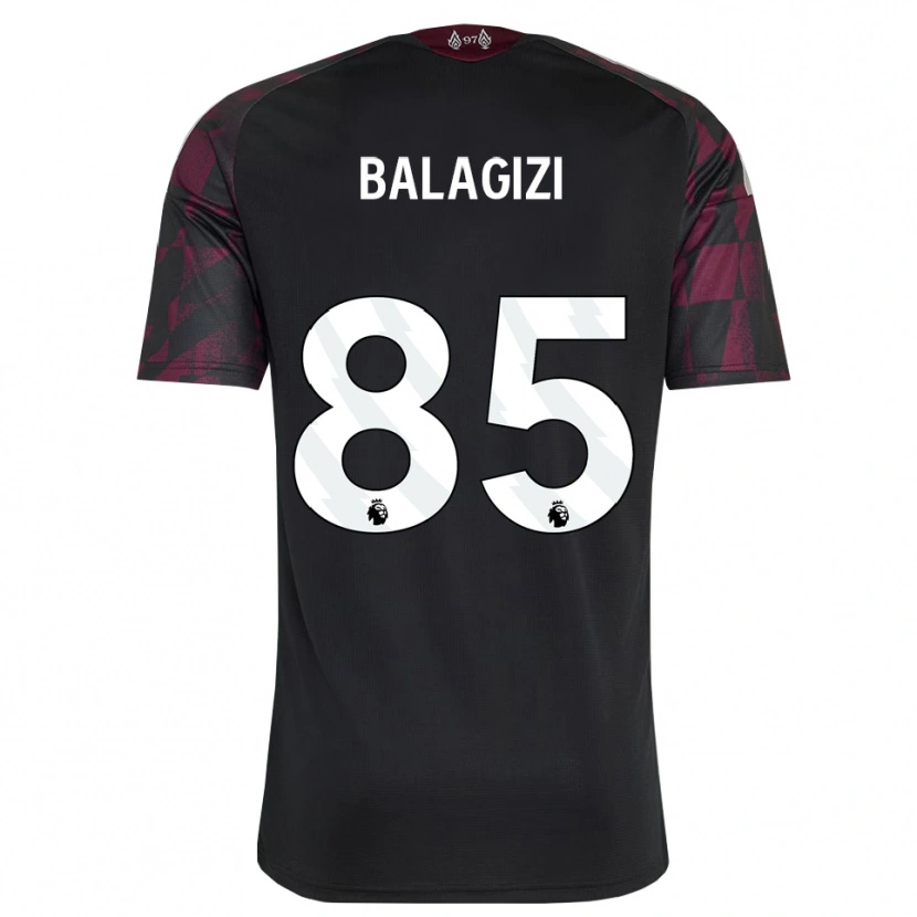 Danxen Donna Maglia James Balagizi #85 Bianco Nero Viola Kit Gara Third 2026/27 Maglietta