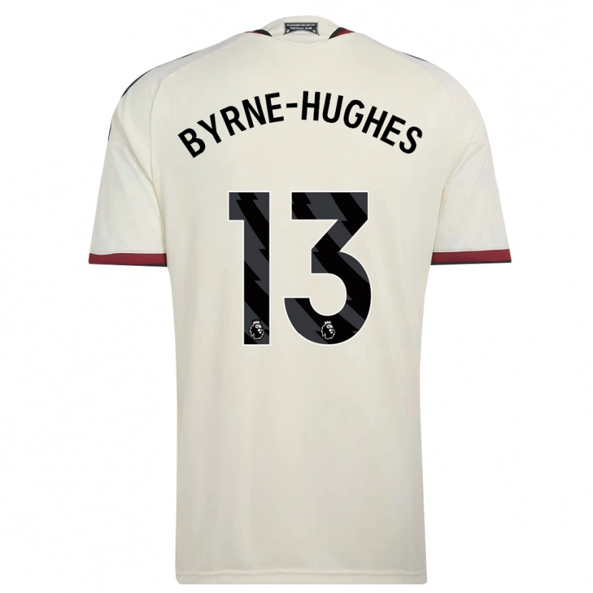 Danxen Donna Maglia Cameron Byrne-Hughes #13 Beige Nero Rosso Kit Gara Third 2026/27 Maglietta
