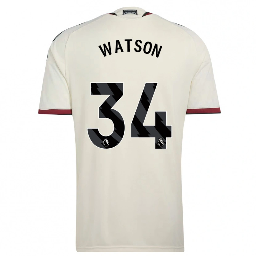 Danxen Donna Maglia Emma Watson #34 Beige Nero Rosso Kit Gara Third 2026/27 Maglietta
