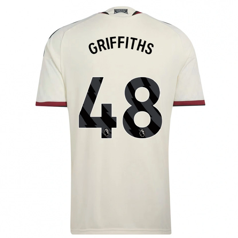 Danxen Donna Maglia Mared Griffiths #48 Beige Nero Rosso Kit Gara Third 2026/27 Maglietta