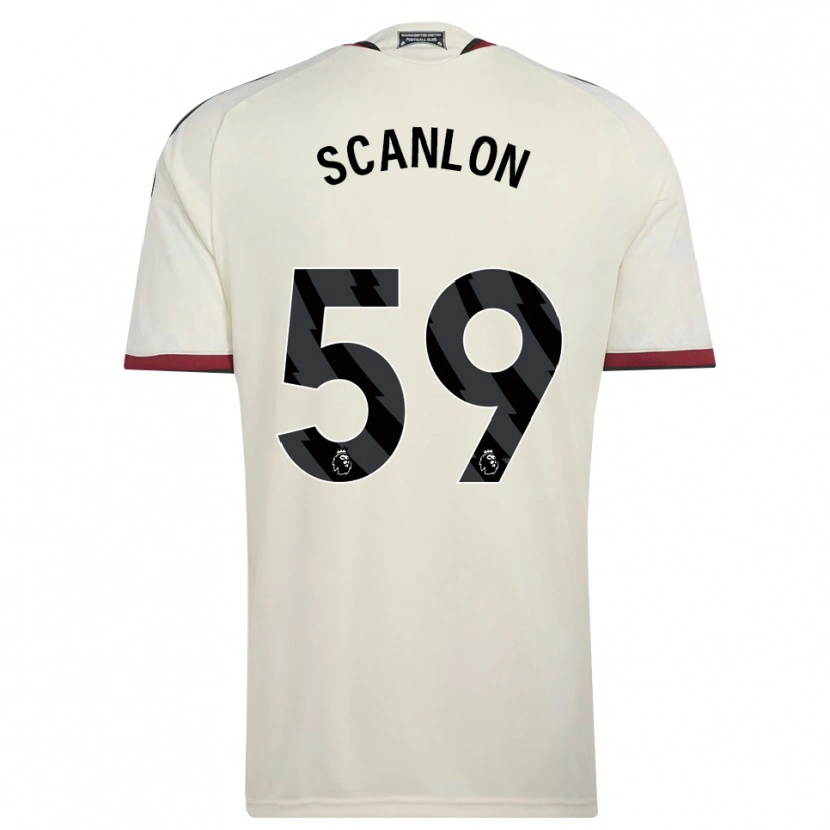 Danxen Donna Maglia James Scanlon #59 Beige Nero Rosso Kit Gara Third 2026/27 Maglietta