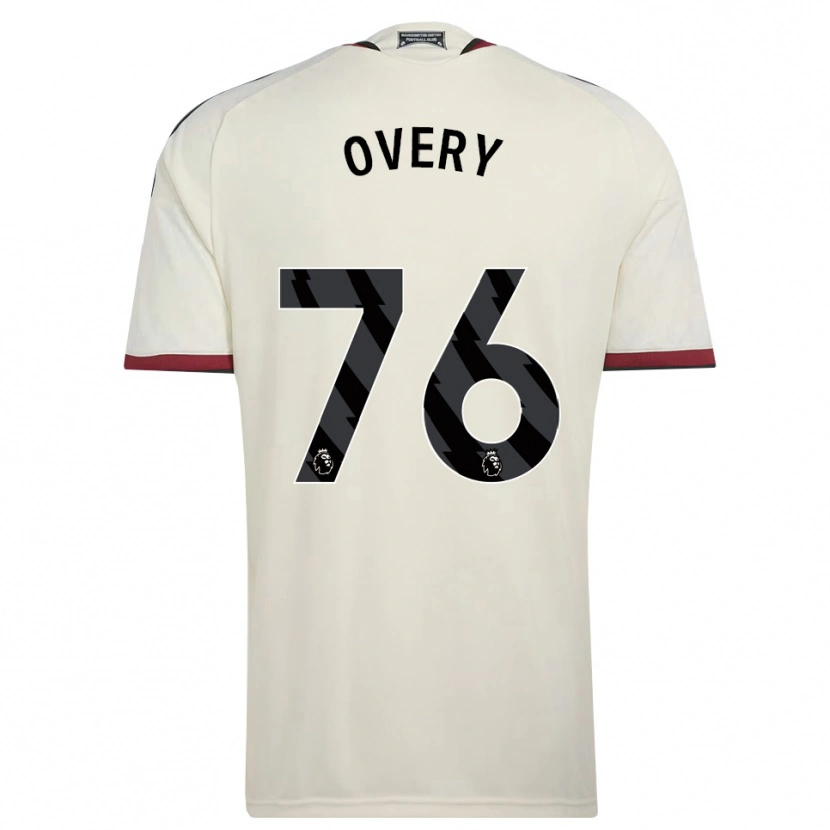 Danxen Donna Maglia James Overy #76 Beige Nero Rosso Kit Gara Third 2026/27 Maglietta