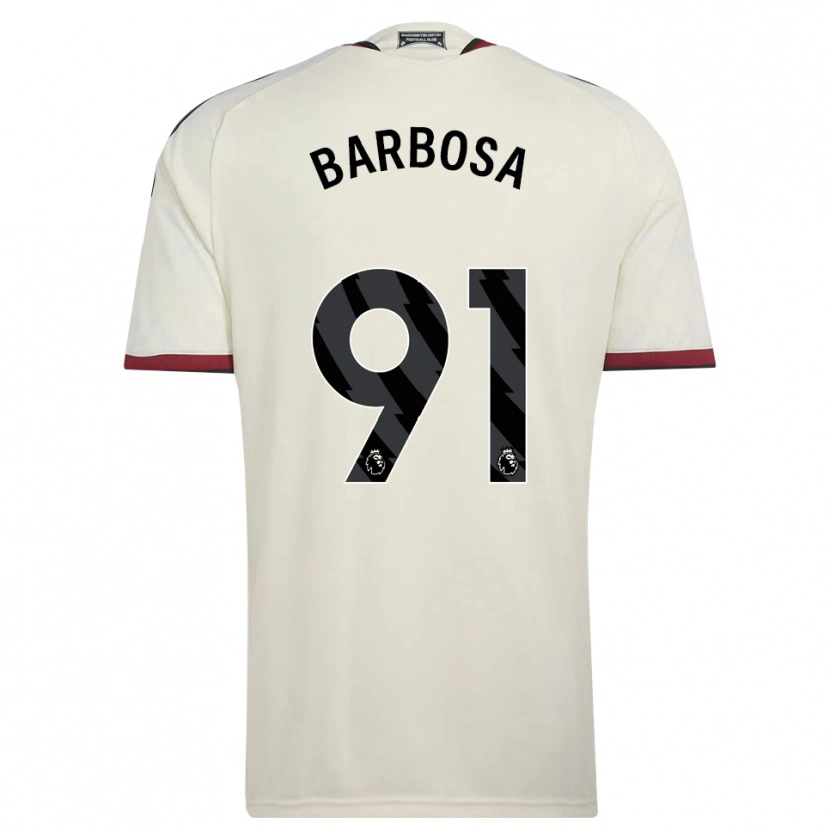 Danxen Donna Maglia Neithan Barbosa #91 Beige Nero Rosso Kit Gara Third 2026/27 Maglietta