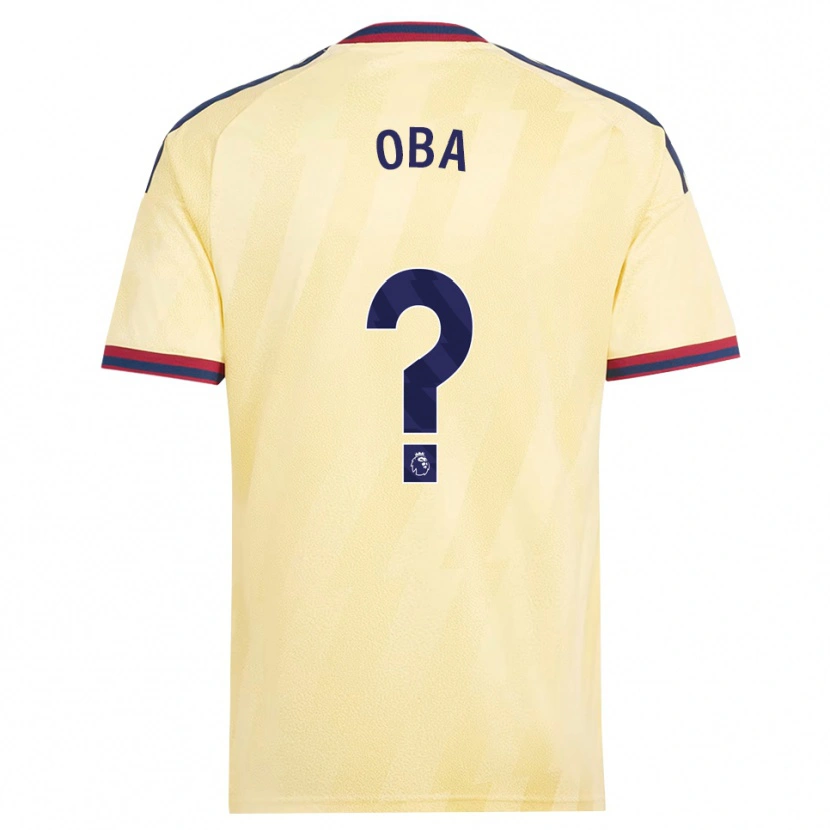 Danxen Donna Maglia Jayden Oba #0 Giallo Chiaro Blu Notte Kit Gara Third 2026/27 Maglietta