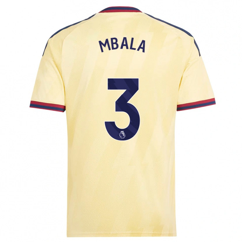 Danxen Donna Maglia Elyon Mbala #3 Giallo Chiaro Blu Notte Kit Gara Third 2026/27 Maglietta