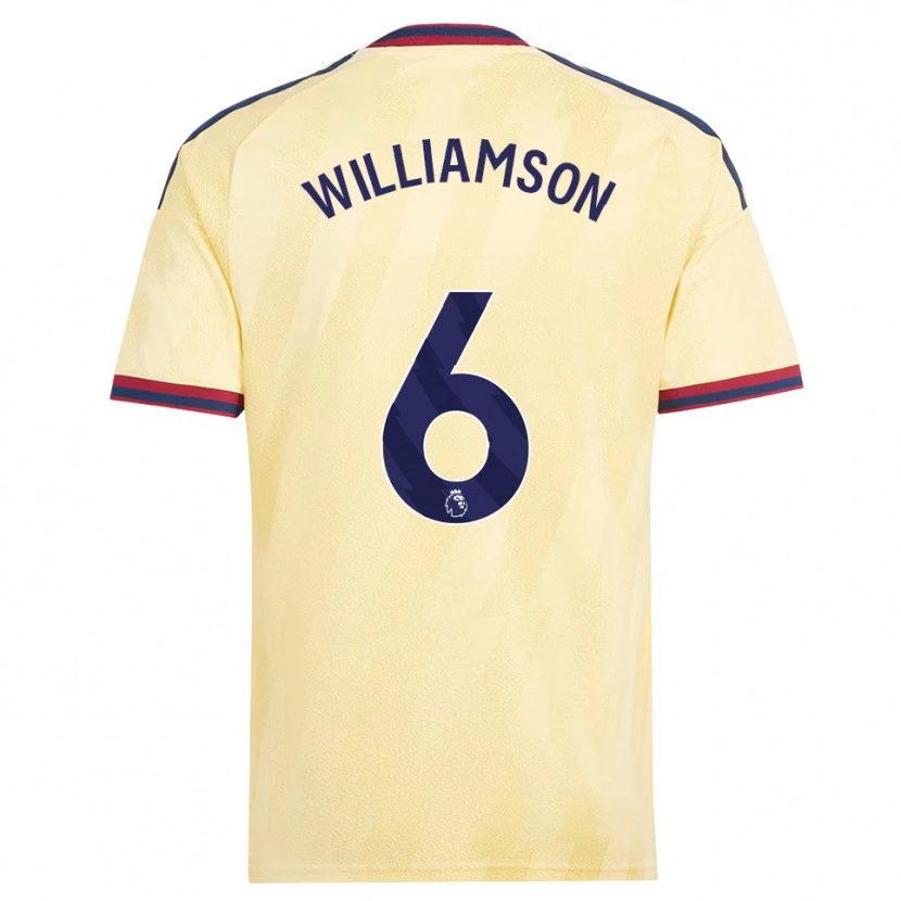 Danxen Donna Maglia Leah Williamson #6 Giallo Chiaro Blu Notte Kit Gara Third 2026/27 Maglietta