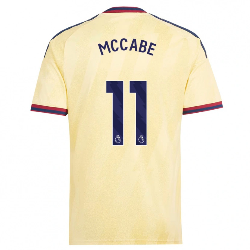 Danxen Donna Maglia Katie Mccabe #11 Giallo Chiaro Blu Notte Kit Gara Third 2026/27 Maglietta