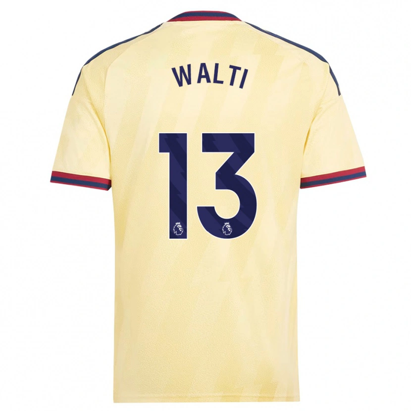 Danxen Donna Maglia Lia Walti #13 Giallo Chiaro Blu Notte Kit Gara Third 2026/27 Maglietta