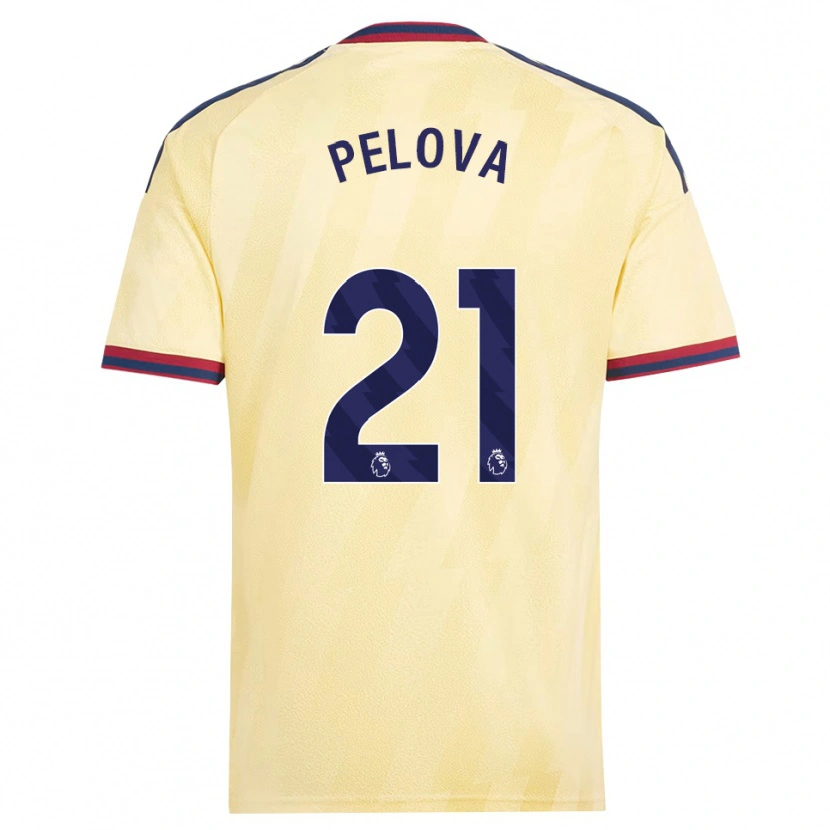 Danxen Donna Maglia Victoria Pelova #21 Giallo Chiaro Blu Notte Kit Gara Third 2026/27 Maglietta