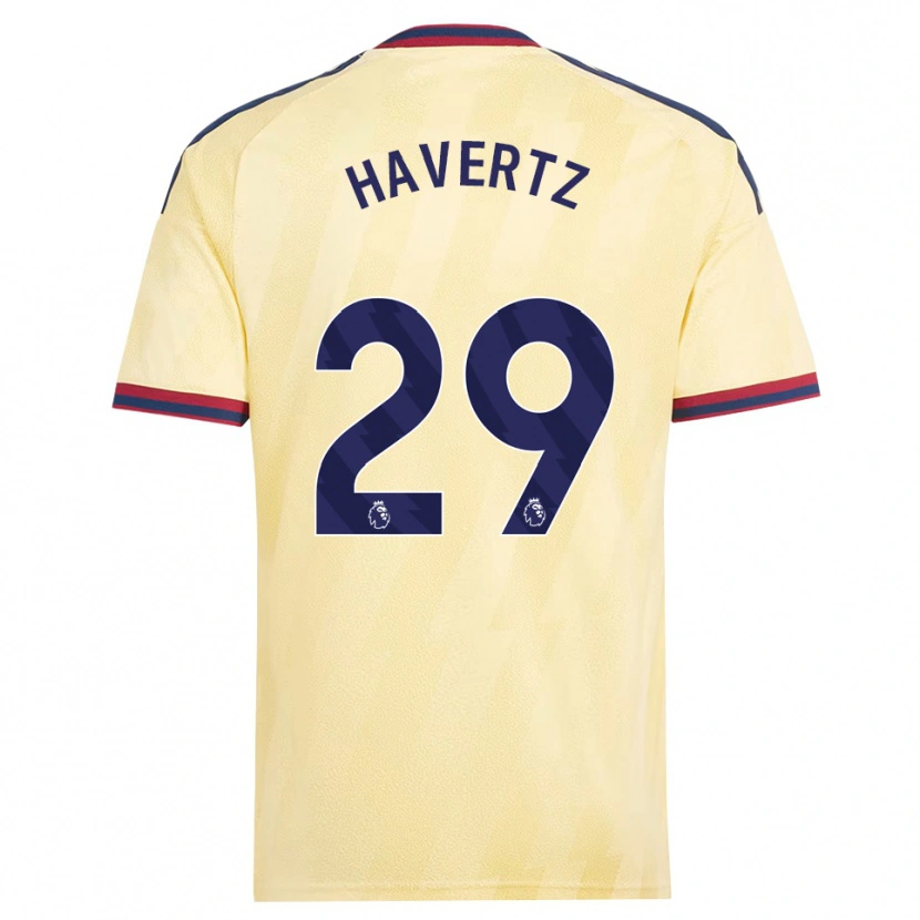 Danxen Donna Maglia Kai Havertz #29 Giallo Chiaro Blu Notte Kit Gara Third 2026/27 Maglietta