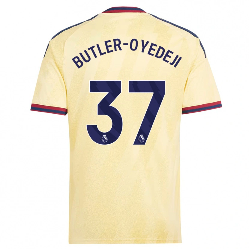 Danxen Donna Maglia Nathan Butler-Oyedeji #37 Giallo Chiaro Blu Notte Kit Gara Third 2026/27 Maglietta