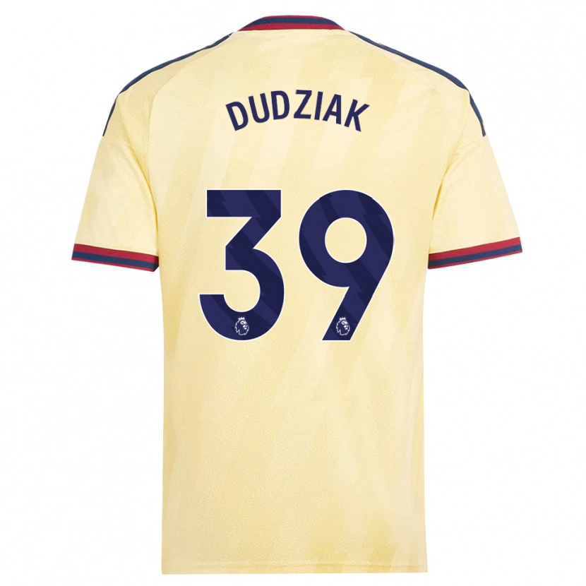 Danxen Donna Maglia Harrison Dudziak #39 Giallo Chiaro Blu Notte Kit Gara Third 2026/27 Maglietta
