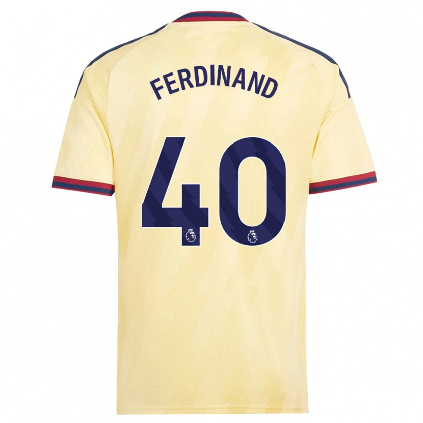 Danxen Donna Maglia Seb Ferdinand #40 Giallo Chiaro Blu Notte Kit Gara Third 2026/27 Maglietta