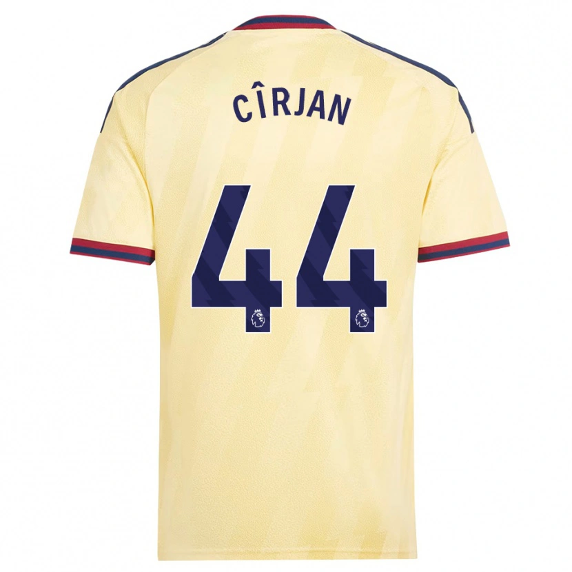 Danxen Donna Maglia Catalin Cîrjan #44 Giallo Chiaro Blu Notte Kit Gara Third 2026/27 Maglietta