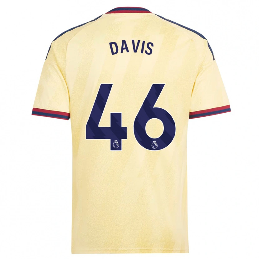 Danxen Donna Maglia Timi Davis #46 Giallo Chiaro Blu Notte Kit Gara Third 2026/27 Maglietta
