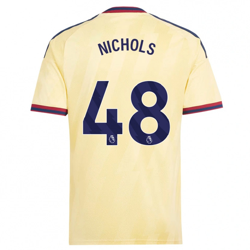 Danxen Donna Maglia Josh Nichols #48 Giallo Chiaro Blu Notte Kit Gara Third 2026/27 Maglietta