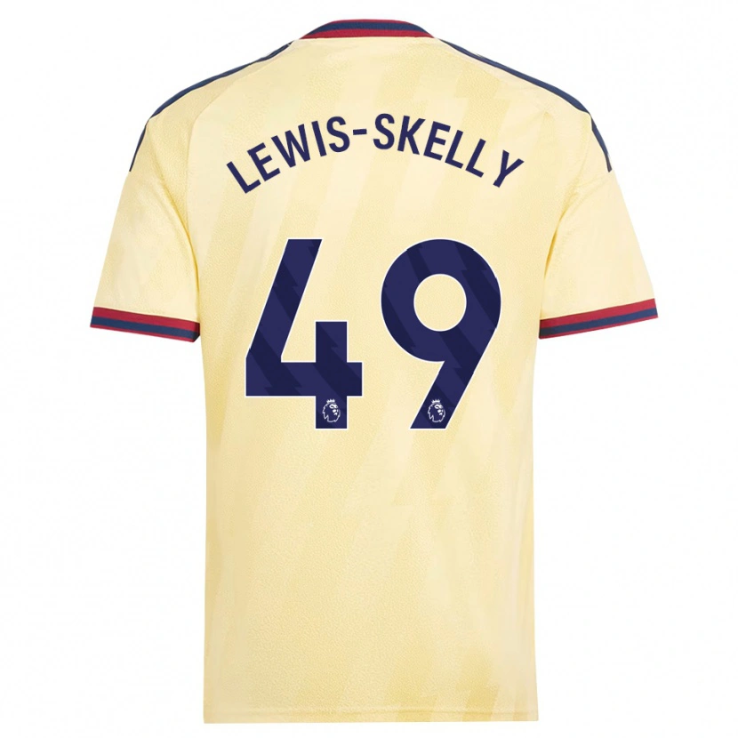 Danxen Donna Maglia Myles Lewis-Skelly #49 Giallo Chiaro Blu Notte Kit Gara Third 2026/27 Maglietta
