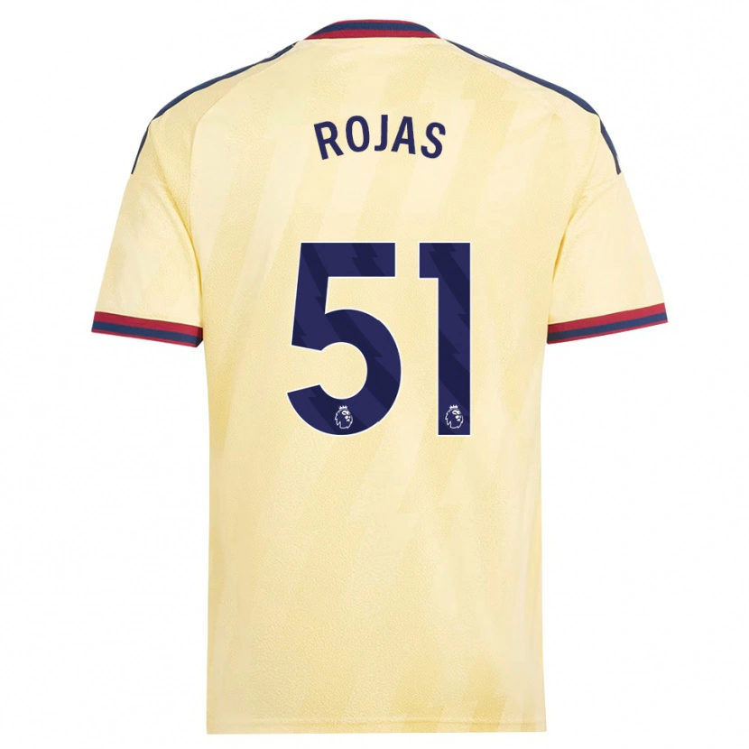 Danxen Donna Maglia Alexei Rojas #51 Giallo Chiaro Blu Notte Kit Gara Third 2026/27 Maglietta