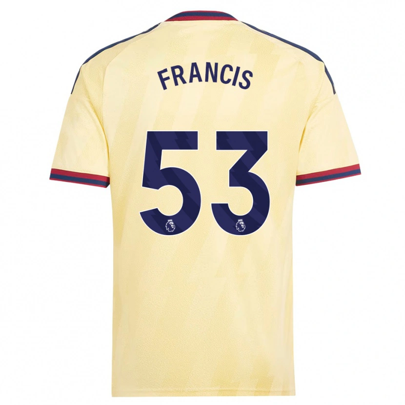 Danxen Donna Maglia Jack Henry Francis #53 Giallo Chiaro Blu Notte Kit Gara Third 2026/27 Maglietta