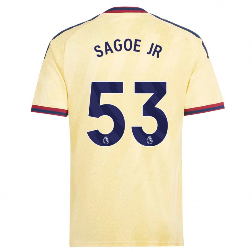 Danxen Donna Maglia Charles Sagoe Jr #53 Giallo Chiaro Blu Notte Kit Gara Third 2026/27 Maglietta