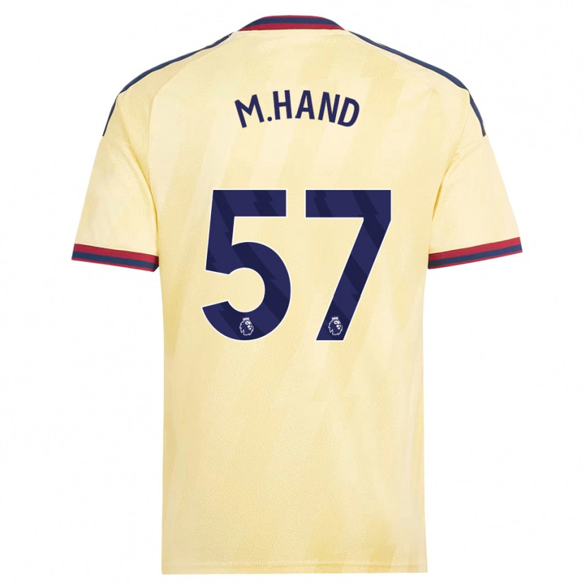 Danxen Donna Maglia Ismail Oulad M'hand #57 Giallo Chiaro Blu Notte Kit Gara Third 2026/27 Maglietta