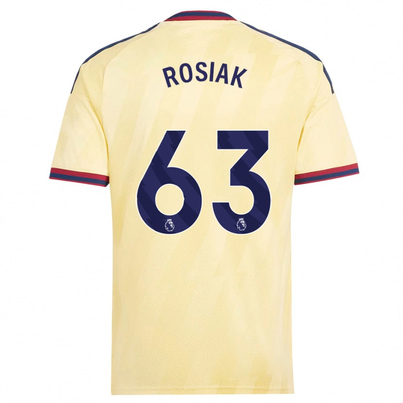 Danxen Donna Maglia Michal Rosiak #63 Giallo Chiaro Blu Notte Kit Gara Third 2026/27 Maglietta