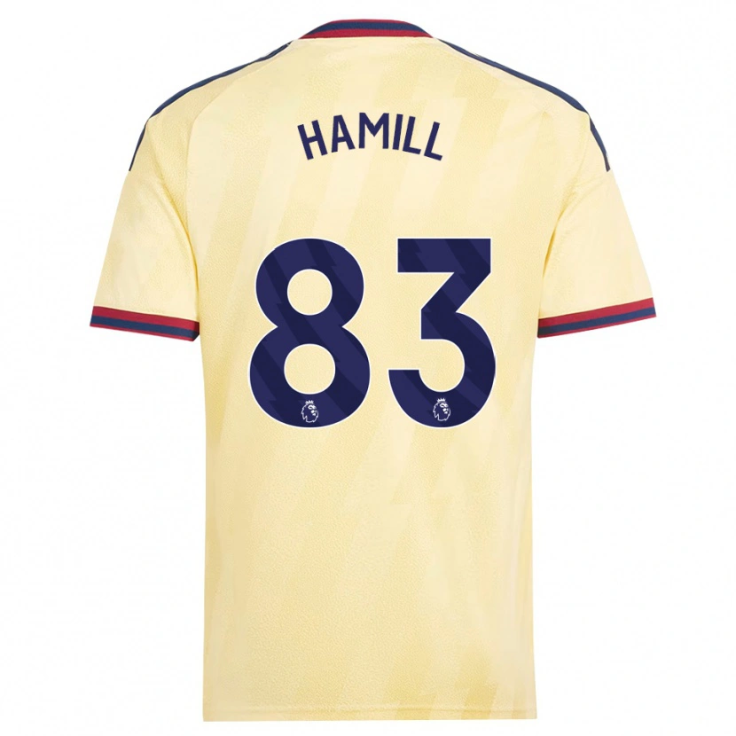 Danxen Donna Maglia Callan Hamill #83 Giallo Chiaro Blu Notte Kit Gara Third 2026/27 Maglietta