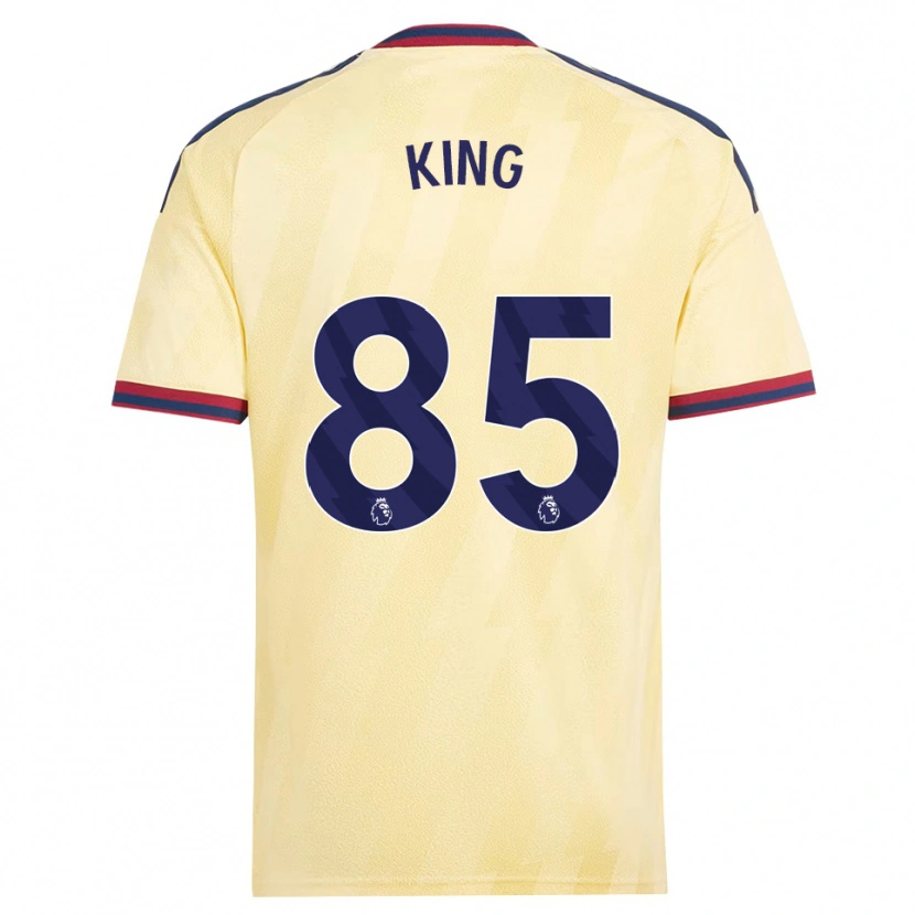 Danxen Donna Maglia Josiah King #85 Giallo Chiaro Blu Notte Kit Gara Third 2026/27 Maglietta