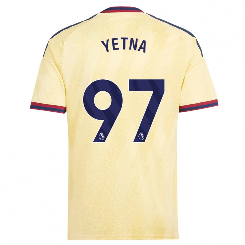 Danxen Donna Maglia Mikael Yetna #97 Giallo Chiaro Blu Notte Kit Gara Third 2026/27 Maglietta
