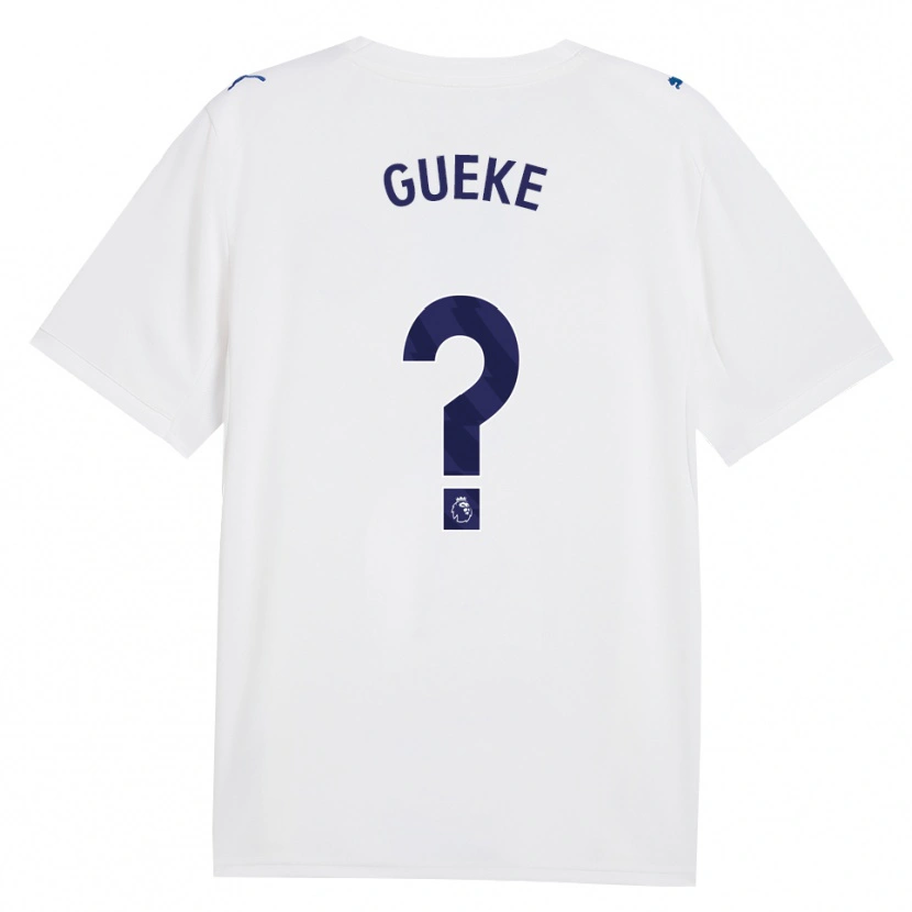 Danxen Donna Maglia William Gueke #0 Blu Scuro Bianco Kit Gara Third 2026/27 Maglietta