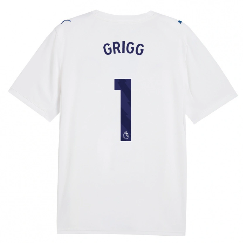 Danxen Donna Maglia Finley Grigg #1 Blu Scuro Bianco Kit Gara Third 2026/27 Maglietta