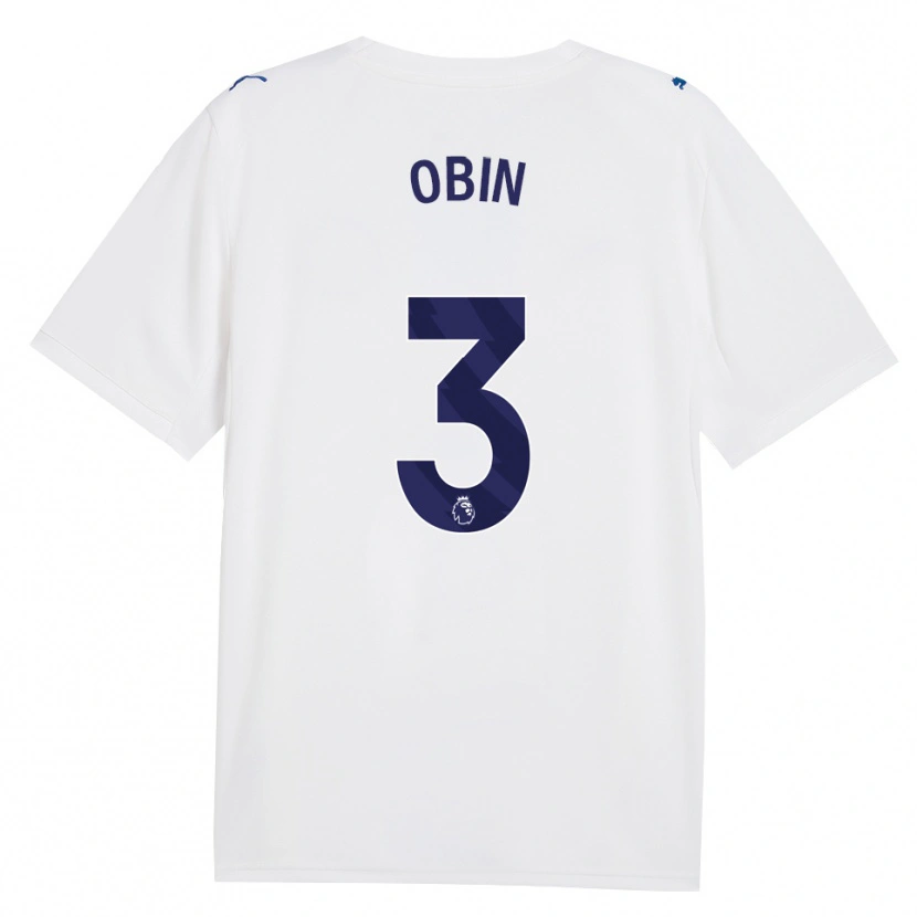 Danxen Donna Maglia Yohann Obin #3 Blu Scuro Bianco Kit Gara Third 2026/27 Maglietta