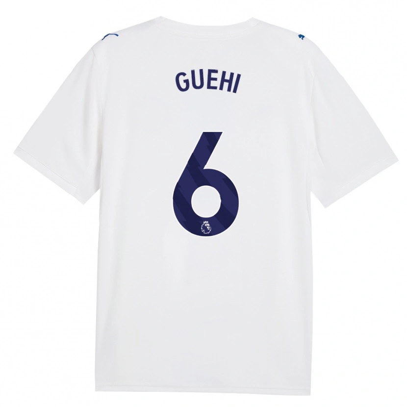 Danxen Donna Maglia Marc Guéhi #6 Blu Scuro Bianco Kit Gara Third 2026/27 Maglietta
