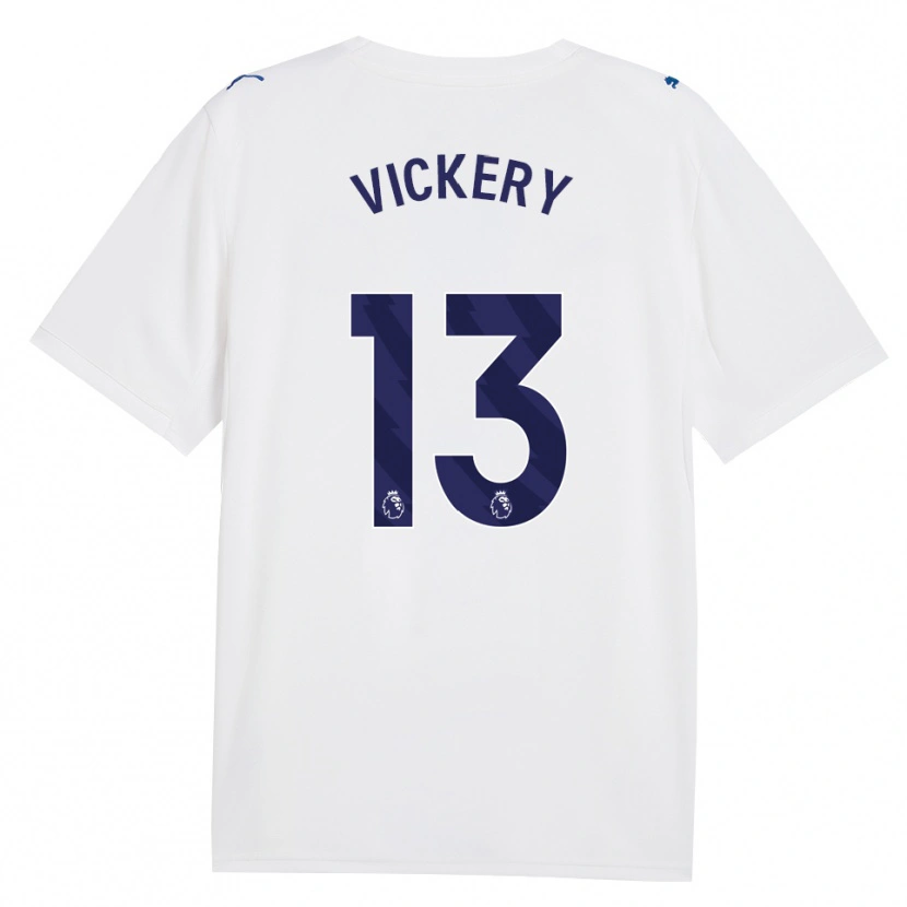 Danxen Donna Maglia Ben Vickery #13 Blu Scuro Bianco Kit Gara Third 2026/27 Maglietta