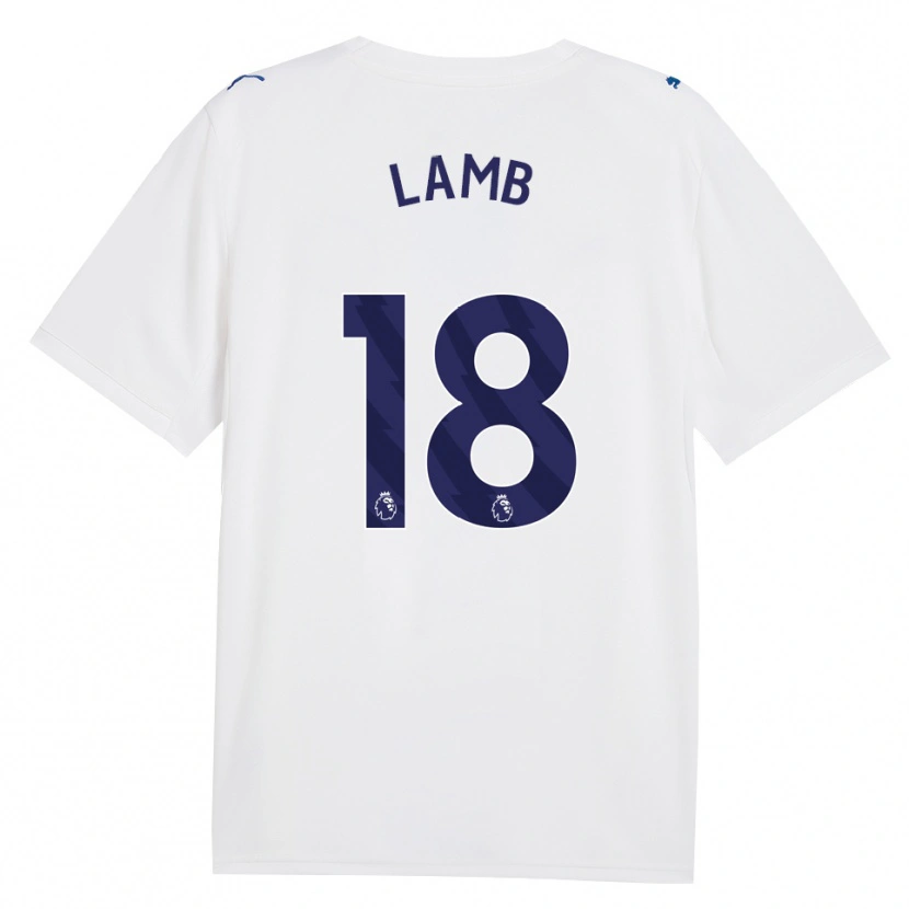 Danxen Donna Maglia Teddie Lamb #18 Blu Scuro Bianco Kit Gara Third 2026/27 Maglietta