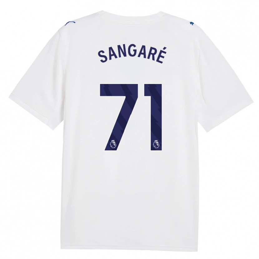 Danxen Donna Maglia Mahamadou Sangaré #71 Blu Scuro Bianco Kit Gara Third 2026/27 Maglietta