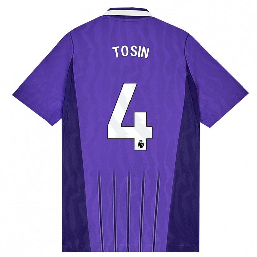Danxen Donna Maglia Tosin Adarabioyo #4 Viola Bianco Kit Gara Third 2026/27 Maglietta