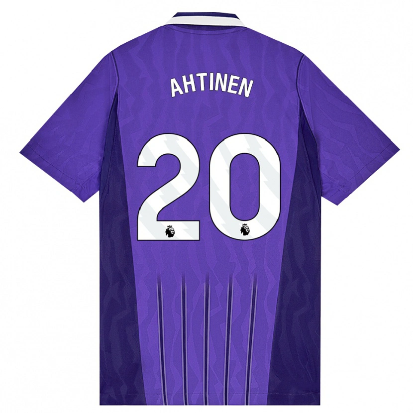 Danxen Donna Maglia Olga Ahtinen #20 Viola Bianco Kit Gara Third 2026/27 Maglietta