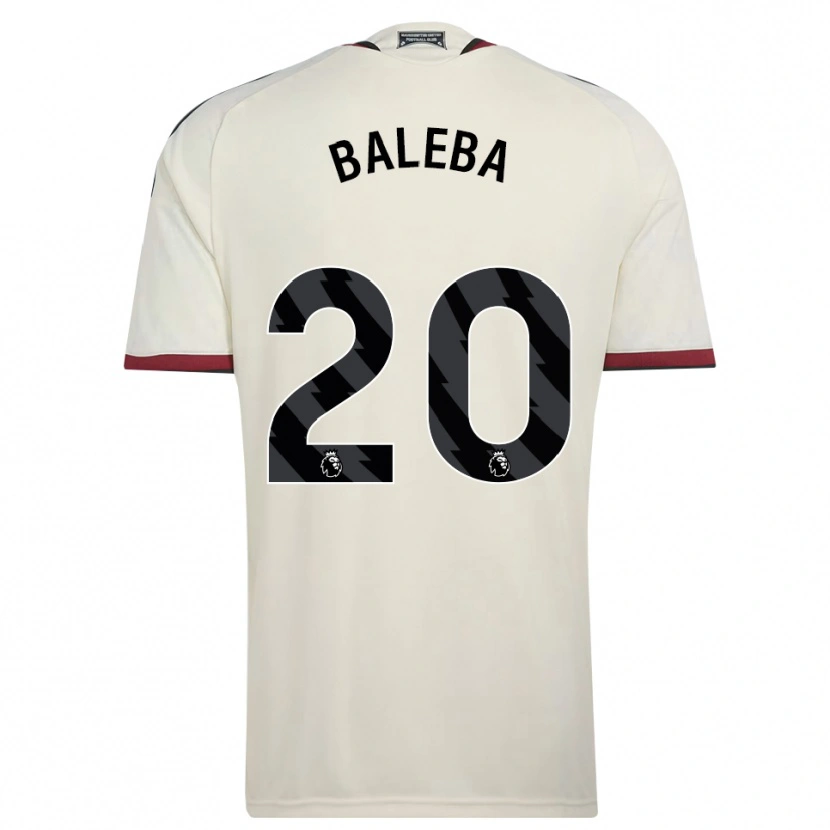 Danxen Donna Maglia Carlos Baleba #20 Beige Nero Rosso Kit Gara Third 2026/27 Maglietta