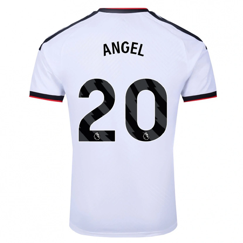 Danxen Donna Maglia Manuel Ángel #20 Bianco Nero Rosso Kit Gara Home 2026/27 Maglietta