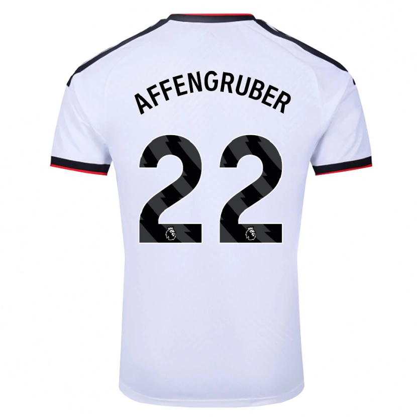 Danxen Donna Maglia David Affengruber #22 Bianco Nero Rosso Kit Gara Home 2026/27 Maglietta