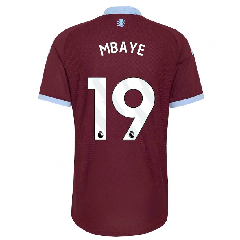 Danxen Donna Maglia Ibrahim Mbaye #19 Blu Fiordaliso Borgogna Kit Gara Home 2026/27 Maglietta