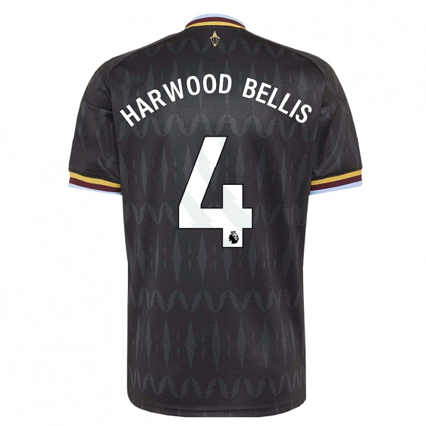 Danxen Donna Maglia Taylor Harwood-Bellis #4 Blu Fiordaliso Nero Giallo Kit Gara Away 2026/27 Maglietta